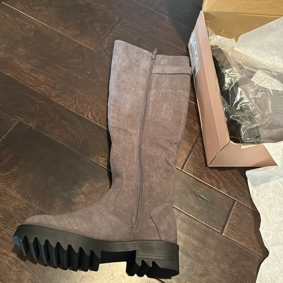 Just fab Morgane tall moto boots NIB 7 - Picture 6 of 8